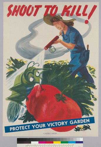 Shoot to kill!: protect your victory garden Victory Gardens, Women's Land Army, Wwii Propaganda Posters, Wwii Propaganda, Wwii Posters, Victory Garden, Pin Up Posters, Poster Ads, Propaganda Posters