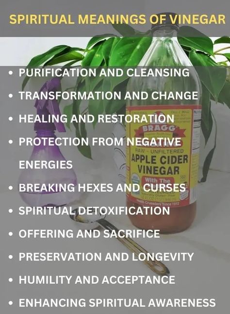 Unlocking the Spiritual Secrets of Vinegar: Purification and Transformation - Spirituality Vision Spiritual Secrets, Hearth Witch, Herbal Vinegar, Vinegar Benefits, Energy Cleansing, Spiritual Cleansing, Spirit Animals, Energy Cleanse, Distilled White Vinegar