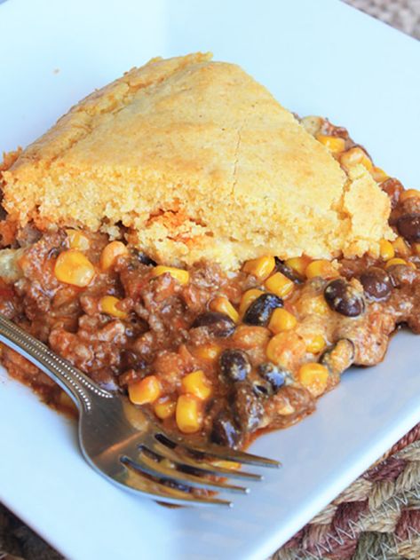 Mexican Pot Pie - Mostly Homemade Mom Mexican Pot Pie, Mexican Pot Pie Recipe, Meal Board, Chicken Tamale, Pastry Pie Crust, Cheesy Cornbread, Cornbread With Corn, Beans And Cornbread, Tamale Pie