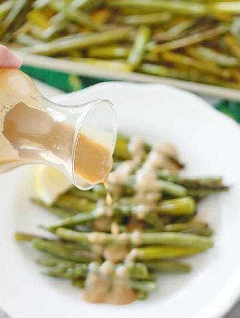 Roasted Vegetables with Garlic Dijon Sauce poured over top Sauce For Roasted Vegetables, Garlic Dijon Sauce, Cornstarch Gravy, Velveeta Cheese Sauce, Sauce For Broccoli, Asparagus Sauce, Sauce For Vegetables, Dijon Sauce, Homemade Honey Mustard