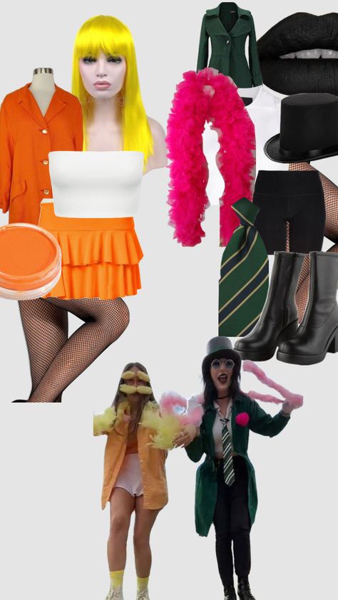 Halloween ideas pt1 | if ur gonna look at more pls like (not being rude) #outfitinspo #outfitinspohalloween #halloween #lorax #onceler Lorax Onceler, Lorax Costume, Halloween Duos, Cute Group Halloween Costumes, Duo Costumes, Trio Halloween Costumes, Duo Halloween Costumes, Costume Themes, Group Halloween Costumes