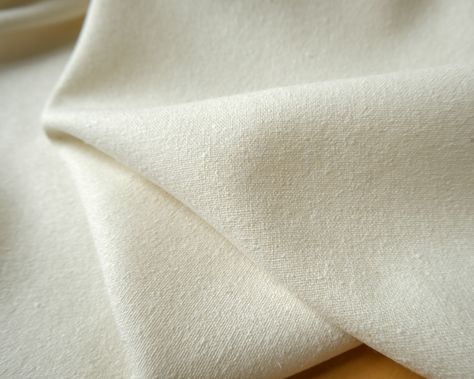 Undyed - Raw Silk Noil | Lyrical Fabrics Silk Noil, Raw Silk Fabric, Paint Colour, Natural Silk, Natural Forms, White Silk, Knitting Inspiration, Raw Silk, Apparel Fabric