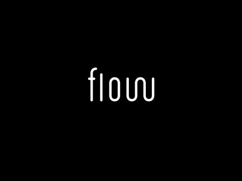 Flow Logo, Visuell Identitet, Logo Nature, Typo Logo, Typographic Logo, Identity Inspiration, Logotype Design, Logo Identity, Typography Graphic