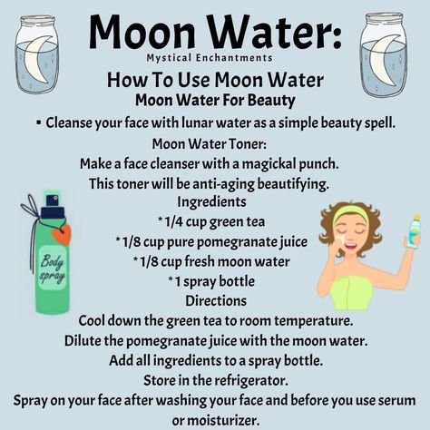 Moon Water New Moon, Moon Water Uses, Full Moon Water, Wiccan Quotes, Divination Witch, Witch Board, Charmed Book Of Shadows, Moon Water, Witch Spirituality