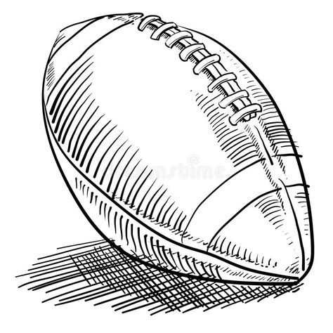 Doodle style football. Hand drawn doodle style of an american football , #ad, #football, #style, #Doodle, #Hand, #american #ad American Football Illustration, Football Drawing, Football Illustration, Seahawks Football, Doodle Style, Sports Flyer, List Template, American Football, Stock Images Free