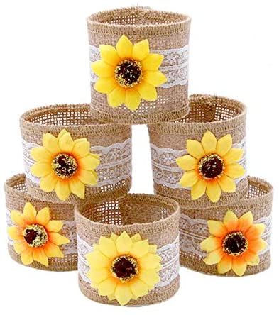 Fall Napkin Rings Set of 6, Flower Napkin Ring Holders Handmade by Burlap, Rustic Napkin Holders Sunflower Serviette Buckle Holder for Valentine's, Easter, Thanksgiving, Christmas, Wedding Decor : Amazon.ca: Home Farmhouse Napkin Rings, Rustic Napkin Holders, Burlap Napkins, Thanksgiving Napkin Rings, Rustic Napkin Rings, Handmade Sunflower, Fall Napkins, Rustic Napkins, Buckle Holder