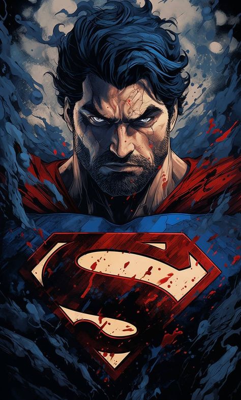 Superman Wallpaper Hd 1080p, Man Of Steel Wallpaper, Steel Wallpaper, Superhero Images, Superman Artwork, Superman Wallpaper, Marvel Superheroes Art, Superman Art, Comic Book Artwork