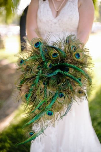 Peacock Feather Bouquet, Under A Willow Tree, Sparkly Bridesmaid Dress, A Willow Tree, Prom Bouquet, Feather Bouquet, Jade Wedding, Young Wedding, Opulent Wedding