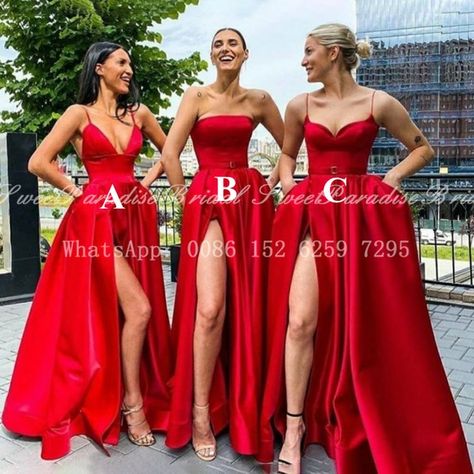 Red And Black Wedding Bridesmaid Dresses, Red Maid Of Honor Dress Long, Maid Of Honor Wedding Dress, Best Bridesmaid Dresses Red, Red Braidsmaid Dresses Weddings, Red Dresses Bridesmaid Dress, Red Brides Maids Dresses Long, Wedding Beach Bridesmaids Dresses, Beach Maid Of Honor Dress