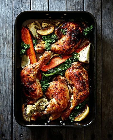 Smoked Paprika Chicken Marylands Recipe | MiNDFOOD Maryland Recipes, Chicken Maryland, Smoked Paprika Chicken, Pete Evans, Tray Bake Recipes, Multi Cooker, Paprika Chicken, Paleo Lunch, Post Workout Food