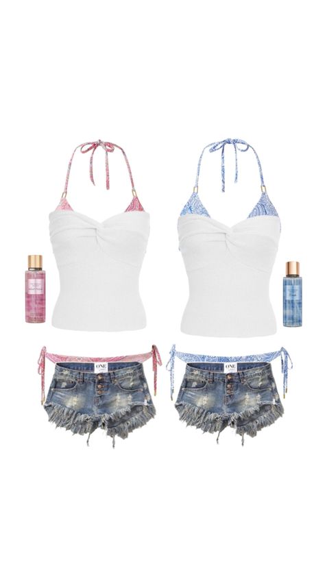 Twining Outfits, Bff Matching Outfits, Cute Beach Outfits, Matching Outfits Best Friend, Best Friend Outfits, Shoes Outfit Fashion, Swimsuits Outfits, Outfit Inspo Summer, Everyday Fashion Outfits