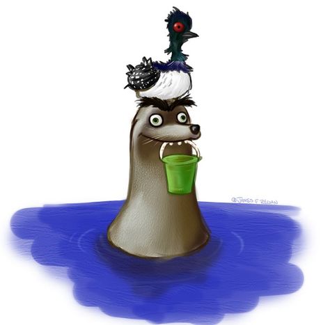 Gerald Finding Dory, Finding Dory Gerald, Dory Drawing, Disney Notebook, Nemo Dory, Speed Painting, Character Images, Finding Dory, Disney Addict