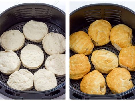 Canned Pillsbury Grands Biscuits in Air Fryer Biscuits In Air Fryer Canned, Grand Biscuits In Air Fryer, Air Fryer Grands Biscuits, Air Fryer Canned Biscuits, Air Fryer Pillsbury Biscuits, Grands Biscuits In Air Fryer, Air Fryer Biscuits Canned, Air Fryer Biscuits, Grand Biscuit Recipes