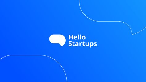 Hello Startups Logo design. on Behance Startup Logo Inspiration, Chat Logo Design, Startup Logo Design, App Development Design, Cm Logo, Startup Logo, Logo Design Inspiration Branding, Design Advertising, Graphic Design Advertising