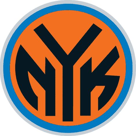 This New York Knicks logo is based on the old NYC subway tokens, which makes it even cooler. New York Knicks Logo, Nba New York, Ny Knicks, Nba Logo, Old Logo, National Basketball Association, Nba Teams, Basketball Teams, New York Knicks