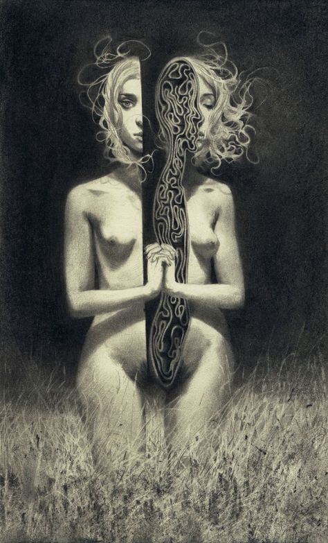 Art inspiration and art ideas Miles Johnston # Milesjohnston  #surrealism #surreal #inspiration #drawingidea #art #artwork #drawings #sketch #artist #drawingideas Miles Johnston, Surreal Portrait, Surreal Photos, Scary Places, Portrait Girl, Freelance Illustrator, Surreal Art, Pencil Art, Dark Art