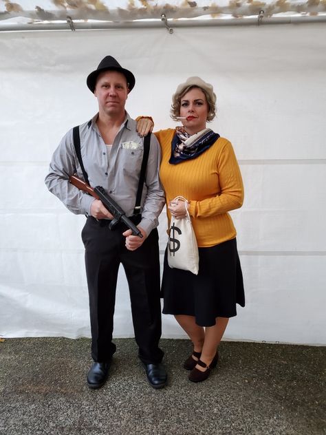 Bonnie And Clyde Costume, Bonnie And Clyde Halloween, Bonnie And Clyde Halloween Costume, Bonnie And Clyde, Bonnie Clyde, Bonnie N Clyde, Kids Costumes, Halloween Fun, Halloween Costume