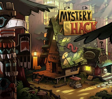 Dipper E Mabel, Gravity Falls Wiki, The Mystery Shack, Gravity Falls Bill Cipher, Mystery Shack, Gravity Fall, Gravity Falls Bill, Dipper And Mabel, Dipper Pines