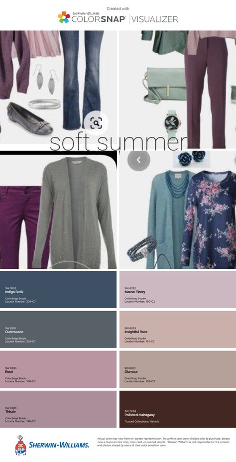 Soft Summer Christmas Outfit, Soft Summer Winter Wardrobe, Cool Muted Summer Palette, Soft Summer Capsule Wardrobe 2023, Soft Summer Color Palette Outfits Capsule Wardrobe, Soft Summer Color Combinations, Soft Muted Summer Color Palette, Soft Summer Winter Outfits, Soft Summer Fall Outfits