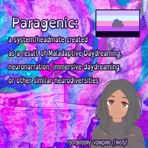 Paragenic: a system/headmate created as a result of Maladaptive Daydreaming, neuronarration, immersive daydreaming, or other similar neurodiversities ~Andrew: protector/middle, 17, he/him Maladaptive Daydream Aesthetic, Immersive Daydreaming, Daydreaming Disorder, Disassociative Identity, Disassociative Identity Disorder, Am I Ok, Maladaptive Daydreaming, Airplane Window, Window View