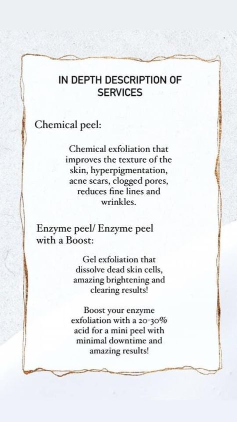 Best Chemical Peel, Esthetician Facial, Skin Facts, Enzyme Peel, Chemical Exfoliation, Skin Advice, Skin Care Routine Order, Glow Skin, Facial Exfoliator