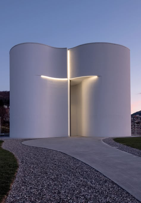 Chapel Exterior Design, Chapel Design Architecture, Modern Church Architecture, Small Chapel Design Architecture, Churches Architecture, Contemporary Church Design, Chapel Design, God Is In The Details, Ecumenical Chapel Design