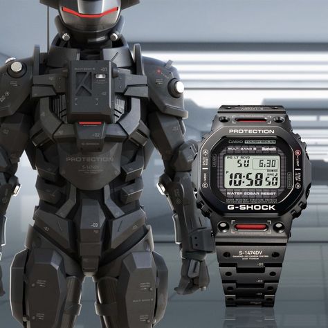 Clock Labels, Casio G Shock Watches, New G Shock, Futuristic Aesthetic, Sci Fi Design, Expensive Watches, Daylight Savings Time, G Shock Watches, Solar Charging