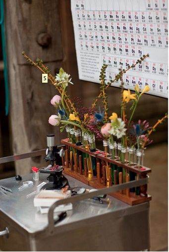 Some quality time in the chemistry lab, believe it or not, makes my day better. #MakeTodayBetter | Science decor, Chemistry, Science wedding Vintage Chemistry Lab, Pharmacy Day Ideas, Laboratorium Aesthetic, Botanical Laboratory, Botanical Vegetables, Microscope Table, Science Office, Chemistry Wedding, Science Wedding