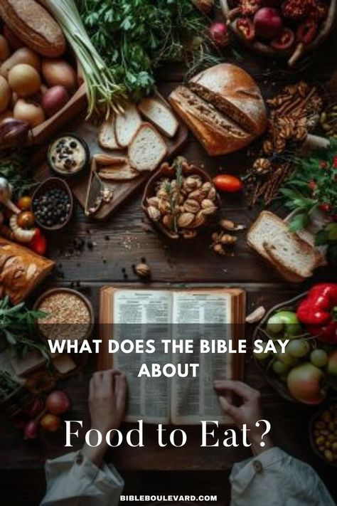 What Does the Bible Say About Food to Eat? Bible Food, Bible Diet, Food To Eat, Best Bible Verses, Bible Says, Bible Study Notebook, Spiritual Beliefs, Bible Knowledge, Foods To Eat