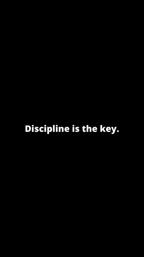 'Discipline is the key' iphone wallpaper | Discipline quotes, Powerful inspirational quotes, Life choices quotes Ifrane Morocco, Hustle Quotes Motivation, Discipline Quotes, Stoicism Quotes, Powerful Inspirational Quotes, Black Quotes, Hustle Quotes, Vie Motivation, Motivational Wallpaper