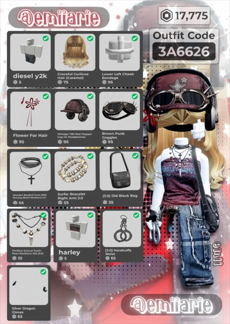 roblox girl outfit ideas cute emo headless sshf korblox users avatars to steal roblox y2k trendy streetwear rblx fit inspo 2024 emiiarie dh dahood realism rich rblx r15 r6 kawaii gyaru decora igari morekei matching outfits male female woman cutecore catalog avatar creator roblox avatars codes grunge cheap dollete punk couple gxg gxb alternative pink coquette robloxian trending roblox edit avatar creator mythical yabujin heisei retro colorful roblox outfit dump styling sanrio cyber mecha cutecore Free Roblox Acc 2024, Emo Roblox, Roblox Emo Outfits, Emo Roblox Avatar, Animal Teeth, Join My Group, Roblox Ideas, Surfer Bracelets, Caramel Hair