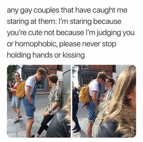 Funny Photos Of People, Lgbt Quotes, Lgbtq Quotes, Lgbt Humor, Lgbt Memes, Lgbtq Funny, Walking Down The Street, Gay Memes, Lgbt Love