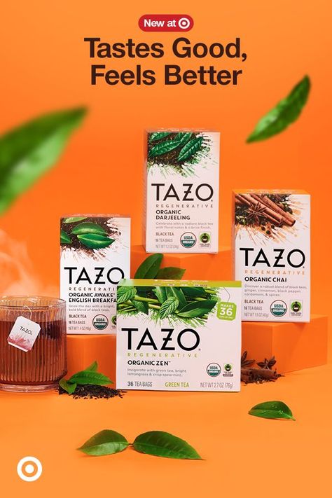 Discover new Fair Trade USA Certified regenerative organic tea blends from TAZO that are good for both people & the planet. The ingredients we source are grown using regenerative farming practices to help conserve nature, reverse climate change, encourage biodiversity & improve soil health. Tazo Tea, Tea Print, Regenerative Farming, Afternoon Slump, Winter Wellness, Staff Sergeant, Tea Design, Organic Tea, Soil Health