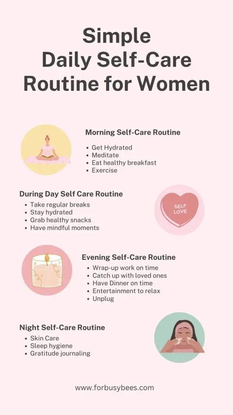 daily self care routine checklist Creating Routines Daily Schedules, Everyday Routine Schedule For Women, Full Body Self Care Routine, Daily Rituals Self Care, Self Care Regimen, Self Care Tips Daily Routines, Self Care Women, Daily Self Care Routine For Women, Simple Self Care Ideas