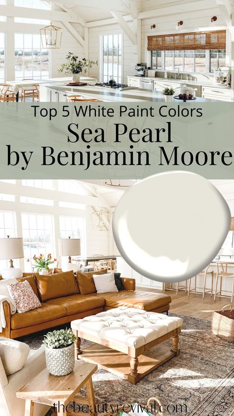 Top 5 White Paint Colors - The Beauty Revival White Living Room Paint, Katie White, Farmhouse Paint Colors, Farmhouse Paint, Favorite Paint Colors, Paint Colors Benjamin Moore, White Paint Colors, Room Paint Colors, Interior Paint Colors