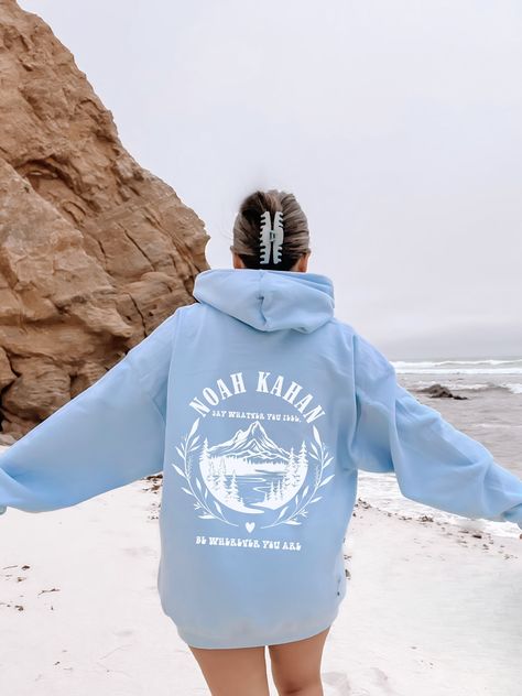 Noah Kahan Sweatshirt, Noah Kahan Hoodie, Noah Kahan Clothes, Noah Kahan Merch, Beach Vsco Long Sleeve Hoodie, Trendy Graphic Print Hoodie For Beach Season, Beach Hoodie Sweatshirt With Graphic Print, Casual Surfing Hoodie With Graphic Print, Oversized Aesthetic