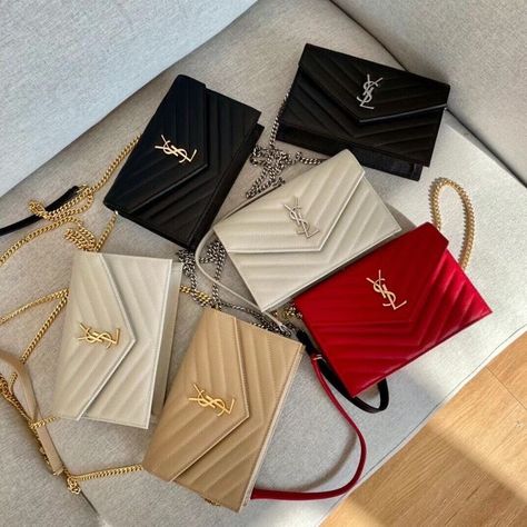 Dm for your orders worldwide delivery available Saint Laurent Woc, Ysl Woc, Ysl Envelope Bag, Ysl Wallet On Chain, Ysl Clutch, Designer Handbag Brands, Ysl Wallet, Living Luxury, Ysl Bags