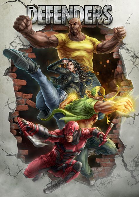 Defenders Comics, Defenders Marvel, The Defenders, Marvel Knights, Marvel Netflix, Charlie Cox, Luke Cage, Marvel Comics Wallpaper, Marvel Vs Dc