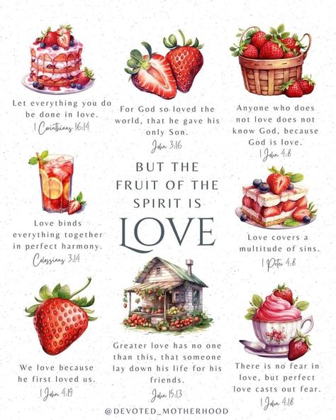 Fruits Of The Spirit Printable, Fruit Of Spirit, Scripture Cards Printable, Making Posters, Christian Girlie, Bible Clipart, The Fruits Of The Spirit, Fruits Of The Spirit, Faith Journal