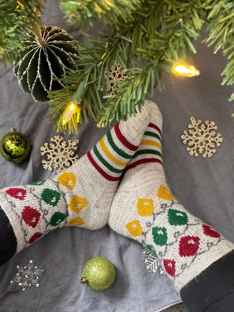 Christmas socks pattern