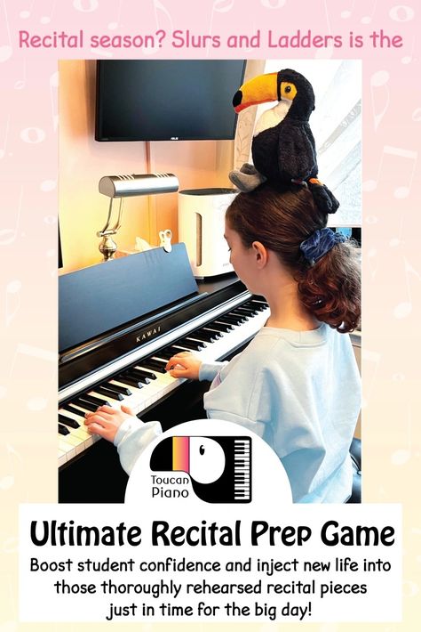 The Ultimate Piano Recital Prep Game – Toucan Piano Piano Recital Gifts, Diy Piano, Recital Dress, Piano Store, Kids Piano, Piano Recital, Piano Teacher, Single Player, Played Yourself