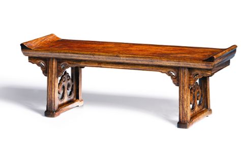 furniture ||| sotheby's hk0507lot778jqen Chinese Bench, Wood Bench Plans, China House, Antique Chinese Furniture, Carved Chairs, Asian Interior, Flooring Design, Inspired Furniture, Chinese Furniture