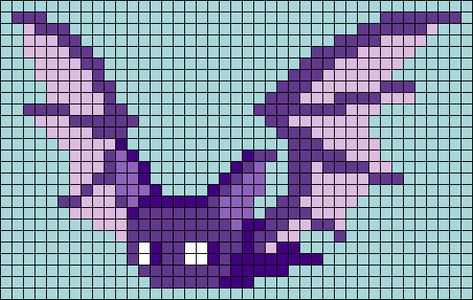 Bat Alpha Pattern, Goth Alpha Pattern, Scary Kawaii, Grid Art, Bat Flying, Alt Clothes, Pixel Design, Pixel Pattern, Pixel Art Pattern