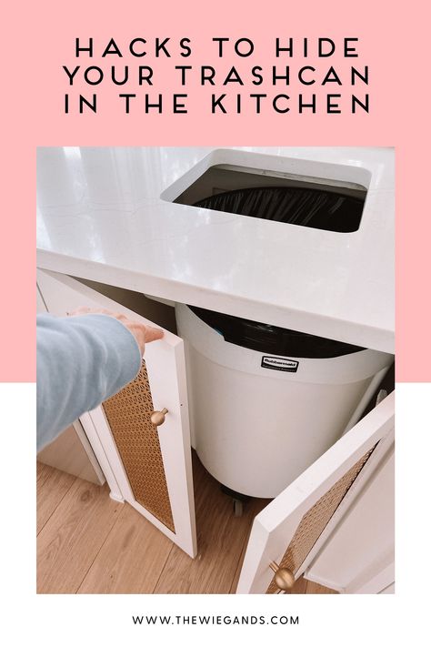 One of our latest home hacks has gone viral, and I am thrilled to share it with you! Our kitchen trashcan on wheels hack has been life changing! Click the link to grab all the things you need to get your kitchen trashcan on wheels! Trash Can On Wheels, Kitchen Trash And Recycling Ideas, Ways To Hide Trash Cans Kitchens, Kitchen Trash Can On Wheels, Under Counter Trash Can, Trash Ideas Kitchen, Hide Garbage Cans Kitchen, Kitchen Trash Can Ideas Under Sink, Trash Can Storage Kitchen Diy Plans