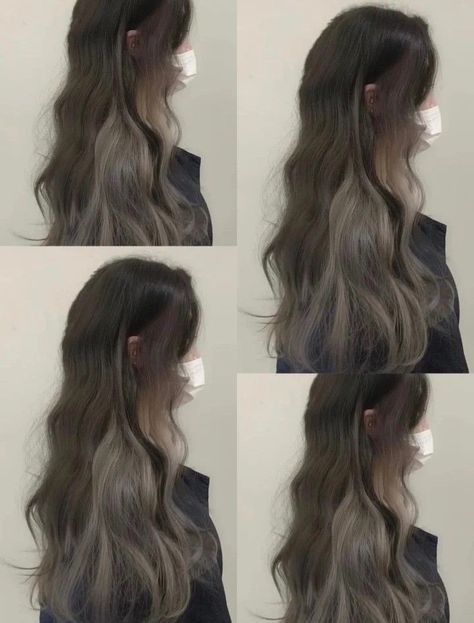 2022 Hair Color, Hidden Hair Color, Hair Color Asian, Korean Hair Color, Girl Hair Colors, Hair Color Underneath, Hair Streaks, Dyed Hair Inspiration, Hairstyle Inspo