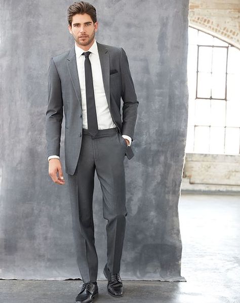 Allure Men Graphite Suit Gray Tuxedo Prom Suits For Men Grey, Mens Wedding Attire Grey, Gray Wedding Suits, Destination Wedding Suits, Grey Tuxedo Wedding, Allure Men, Best Suits For Men, Grey Suit Wedding, Grey Tuxedo