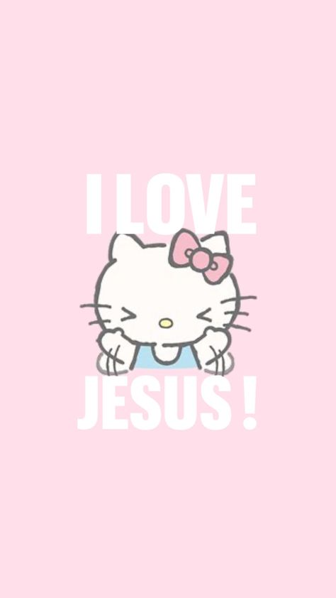 #hellokitty #hellokittyaesthetic #sanrio #jesuslovesyou #christiangirl Pink Hello Kitty Wallpaper, Creative Bible Journaling, Bible Journaling Ideas, Christian Iphone Wallpaper, Pink Wallpaper Hello Kitty, Images Hello Kitty, Cute Bibles, Christian Quotes Wallpaper, Walpaper Hello Kitty