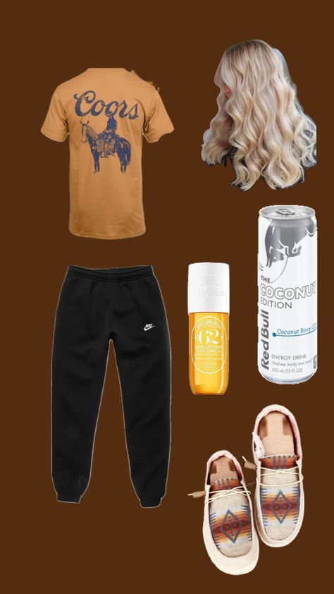 #western Country Outfits With Sweatpants, Western Outfits Women Leggings, College Outfits Western, Western Sweatpants Outfits, Country Shuffles, Western Outfits For School, Outfit Ideas Western, Punchy Outfits, Cute Western Outfits