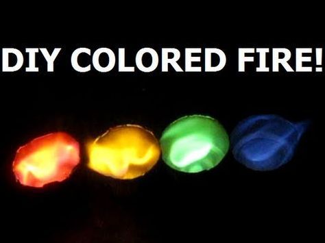 Food Over The Fire, Fire Experiment, Colored Flames, Colored Fire, Camping Decorations, Writing Time, Boric Acid, Camping Hacks Diy, Camping Parties