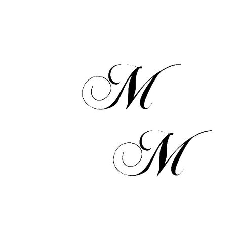 M Tattoo Letter, Letter M Tattoos, M Tattoo, M Initial, M Tattoos, Cursive Tattoos, Script Lettering, Tattoo Lettering, Initials